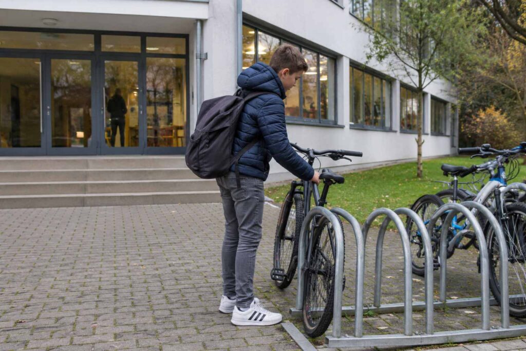 Mit dem Rad bist du schnell und aktiv unterwegs.